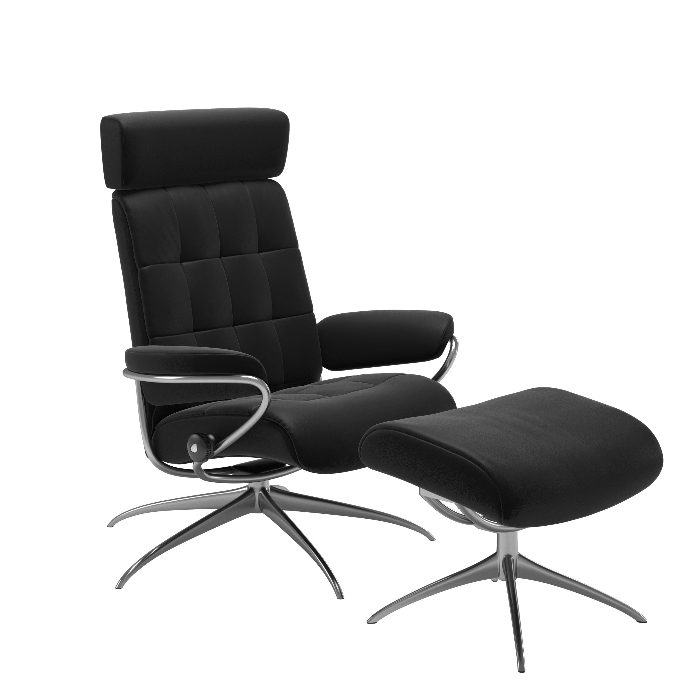 Stressless London met lage rug en verstelbare hoofdsteun
